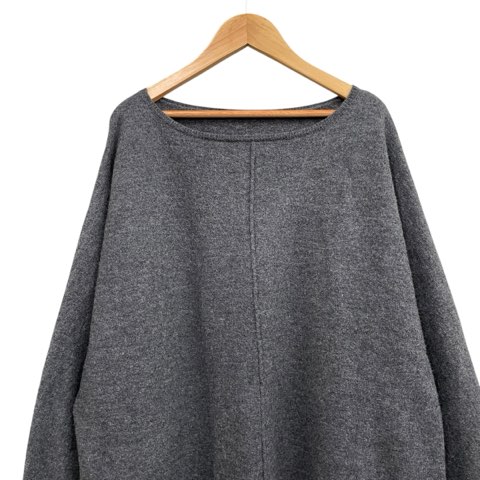 【中古】スピック&スパン Spick&Span ニットチュニック プルオーバー ウール100％ グレー レディース 【ベクトル 古着】 250604