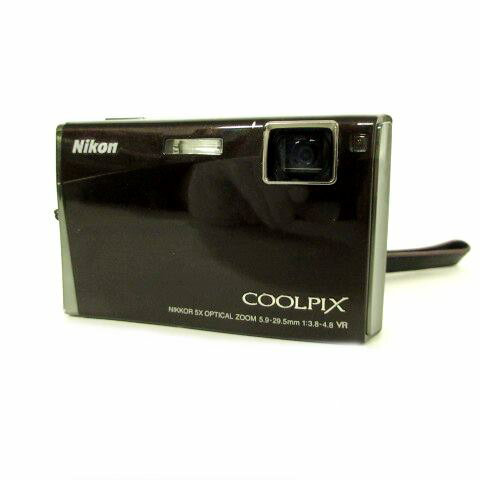【中古】ニコン Nikon COOLPIX S60 デジタルカメラ コンパクト 1000万画素 ズーム5.9-29.5mm 茶 ブラウン その他 【ベクトル 古着】 240119