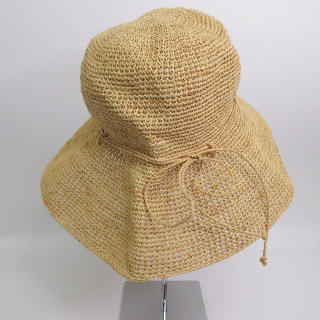 【中古】ヘレンカミンスキー HELEN KAMINSKI ラフィア ハット 帽子 ベージュ系 E051900272 0530 レディース 【ベクトル 古着】 250530