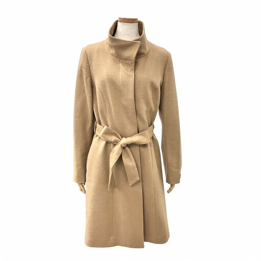 【中古】アンカーウーマン ANCHOR WOMAN 美品 スタンドカラーコート Super100s ウール 比翼 11 ASL16100 ベージュ /VU△ 0309 レディース 【ベクトル 古着】 250309 【中古】アンカーウーマン ANCHOR WOMAN 美品 スタンドカラーコート Super100s ウール 比翼 11 ASL16100 ベージュ /VU△ 0309 レディース 【ベクトル 古着】 250309