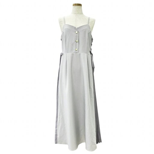 【中古】ミッシュマッシュ MISCH MASCH 25SS サイドレースアッププリーツジャンスカ ロングスカート キャミワンピース フロントボタン MM517412 M ライトブルー 0515 レディース 【ベクトル 古着】 250516 【中古】ミッシュマッシュ MISCH MASCH 25SS サイドレースアッププリーツジャンスカ ロングスカート キャミワンピース フロントボタン MM517412 M ライトブルー 0515 レディース 【ベクトル 古着】 250516