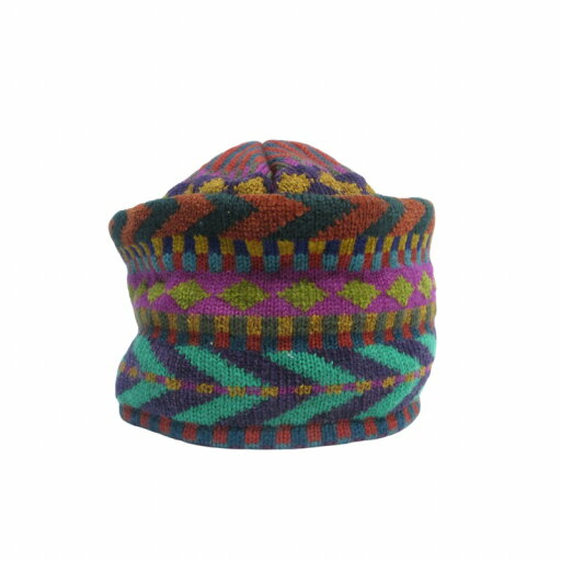【中古】Maggie White 美品 ニット帽 帽子 総柄 HAND MADE IN ENGLAND マルチカラー レディース 【ベクトル 古着】 250530 【中古】Maggie White 美品 ニット帽 帽子 総柄 HAND MADE IN ENGLAND マルチカラー レディース 【ベクトル 古着】 250530