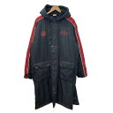 【中古】浦和レッズ ベンチコート 中綿 サッカーウエア LL 黒 ブラック 赤 レッド メンズ 【ベクトル 古着】 250902