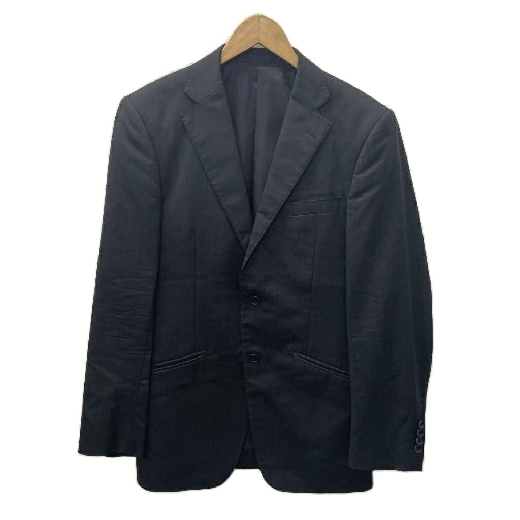 【中古】インヘイルエクスヘイル INHALE EXHALE スーツ セットアップ フォーマル テーラードジャケット シングル スラックス パンツ 絹 シルク混 175A ダークグレー 7-0122-25-002 メンズ 【ベクトル 古着】 250910