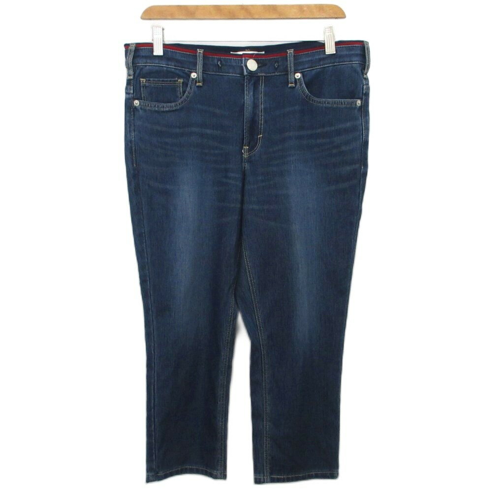 【中古】エドウィン EDWIN ME916S デニムパンツ ジーンズ ストレッチ素材 七分丈 インディゴブルー L レディース 【ベクトル 古着】 251111