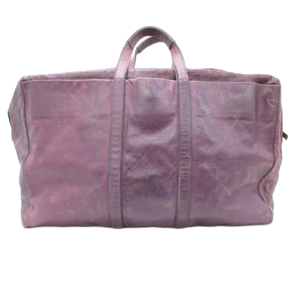 【中古】アニアリ aniary ボストンバッグ ハンドバッグ レザー 皮革 紫 パープル ■TC レディース 【ベクトル 古着】 260122(4.0)