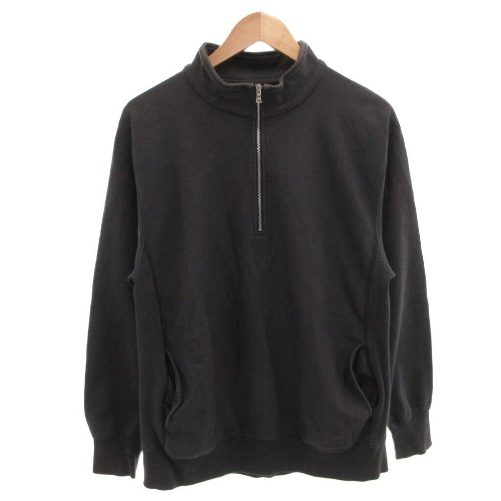 【中古】アボンタージ A VONTADE トレーナー スウェット ハーフジップ 長袖 S グレー /FF ■IBO91 メンズ 【ベクトル 古着】 260328