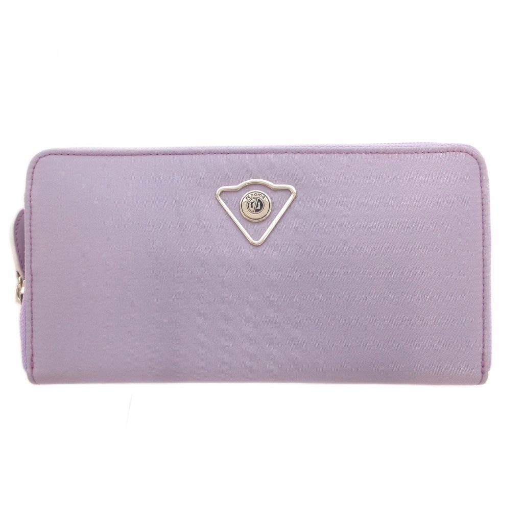 Rakuten - 【中古】レノマ renoma 美品 財布 長財布 紫 パープル ジップ開閉 ロゴプレート /MG ■GY99 レディース 【ベクトル 古着】 260424