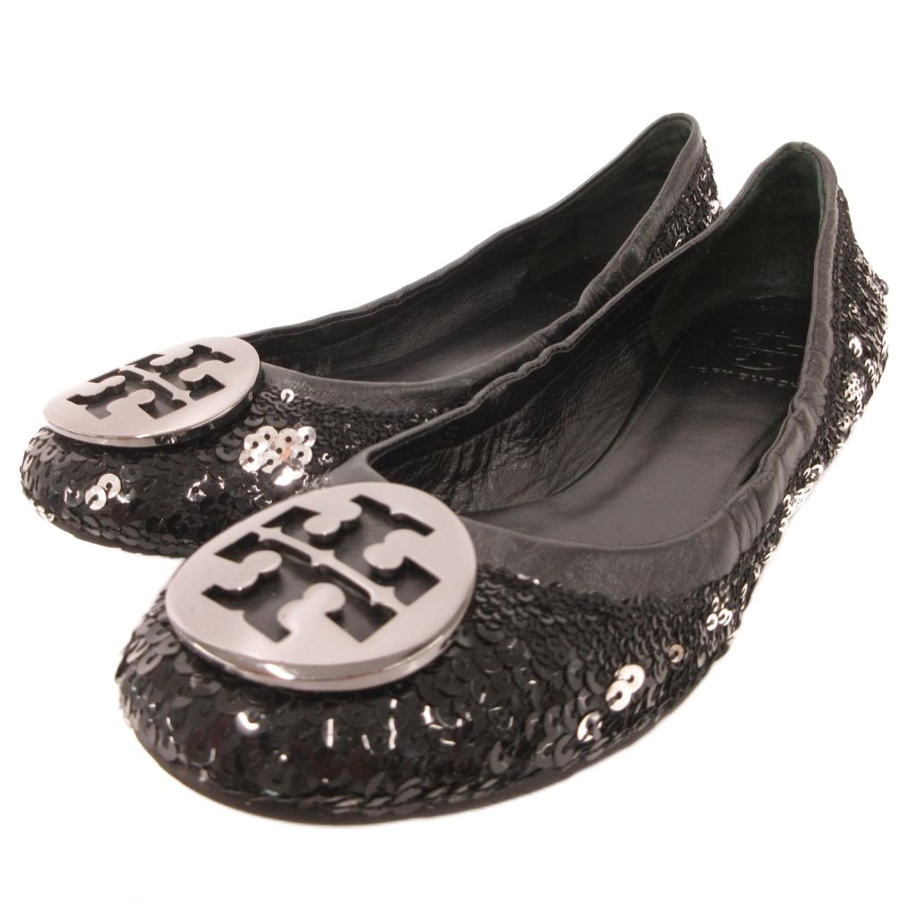 【中古】トリーバーチ TORY BURCH フラットパンプス シューズ リザード型押し エナメル レザー 6.5 緑 グリーン /JS ■IBO96 レディース 【ベクトル 古着】 260510