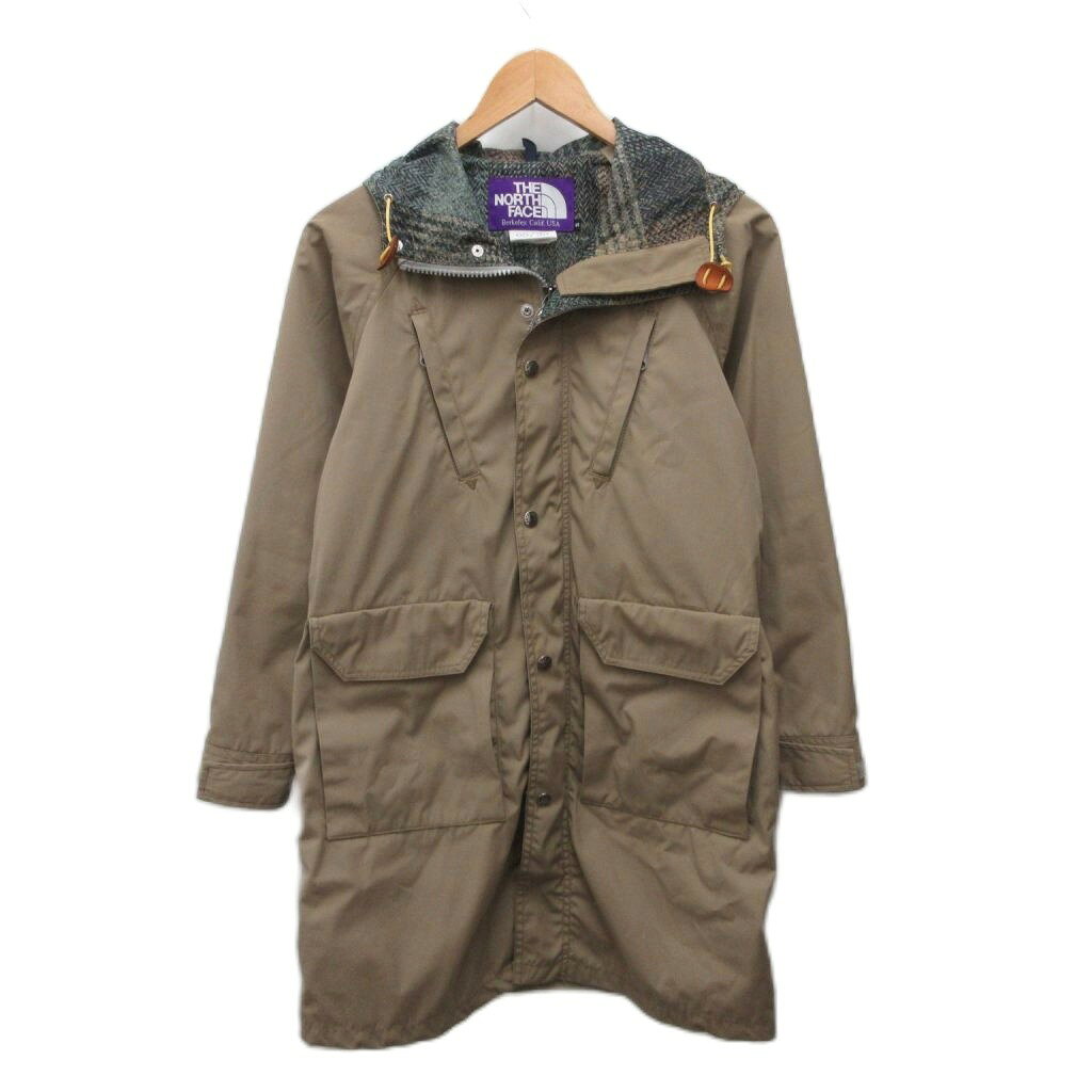 【中古】ノースフェイス パープルレーベル THE NORTH FACE PURPLE LABEL マウンテンパーカー コート ジャケット ロング丈 65/35ベイヘッドクロス ベージュ S レディース 【ベクトル 古着】 260522