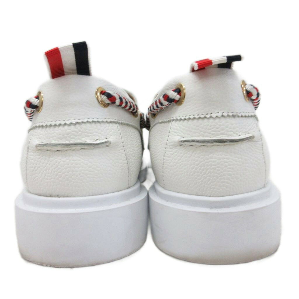 【中古】トムブラウン THOM BROWNE デッキシューズ ボートシューズ 革靴 ウィング...