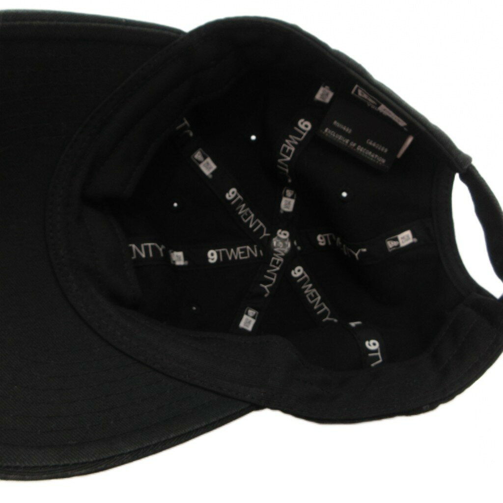 ブランド古着ベクトルプレミアム店の【中古】ニューエラ NEW ERA キャップ 帽子 9TWENTY 黒 ブラック ロゴ 刺繍 /NL ■IBO100 メンズ 【ベクトル 古着】 260726｜アングル3