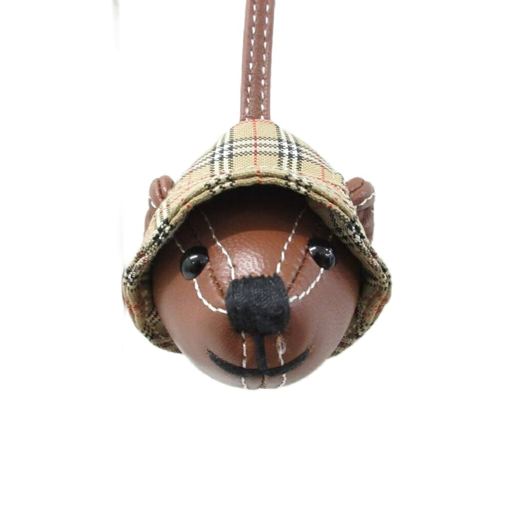中古 バーバリー BURBERRY トーマスベア ノバチェック ヘッドチャーム バッグチャーム アクセサリー 小物 茶 ブラウン vectorpremium-19271829 ブランド古着ベクトルプレミアム店 サンプル画像2