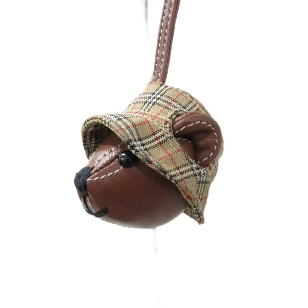 中古 バーバリー BURBERRY トーマスベア ノバチェック ヘッドチャーム バッグチャーム アクセサリー 小物 茶 ブラウン vectorpremium-19271829 ブランド古着ベクトルプレミアム店 サンプル画像3