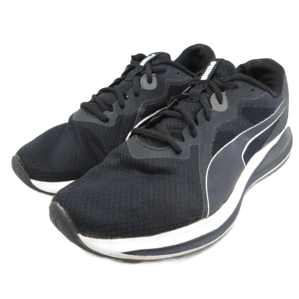 【中古】プーマ PUMA TWITCH RUNNER WIDE ランニングシューズ ランシュー スニーカー ローカット 25.5cm 黒 ブラック 白 ホワイト 376925-08 ■IBO100 メンズ 【ベクトル 古着】 260722ブランドプーマ PUMA表記サイズ25.5実寸サイズ最大幅：約11cm　アウトソール：約28cm　　色黒 ブラック 白 ホワイト状態・全体的に若干の使用感、スレ、薄汚れ ・かかとに若干のすり減り ・履き口内部に若干の破れ 上記の他に目立ったダメージはなく、問題なくご使用いただける商品です。 ※あくまでも中古品ですので掲載写真や記載内容をご確認いただき、ご理解の上ご購入ください。付属品なし備考こちらのお品物は店舗で保管しておらず、店頭販売出来かねます。（※お取り寄せも出来かねます）商品のお問い合わせの回答を休止しております。＊各商品ページの商品詳細等をご確認の上ご購入ください。【中古】プーマ PUMA TWITCH RUNNER WIDE ランニングシューズ ランシュー スニーカー ローカット 25.5cm 黒 ブラック 白 ホワイト 376925-08 ■IBO100 メンズ 【ベクトル 古着】 260722状態ランク　”AB”詳細については、下記および「状態ランクについて」ページをご覧ください。未使用・新品の商品ほぼ新品同様の商品使用感が少なく、かなり状態の良い商品使用感はあるが、傷や汚れの少ない商品使用感の他、傷や汚れが見られる商品かなり大きな傷みがある難あり商品※S〜CランクはUSED品となりますので、使用感をご理解の上でご入札下さい。状態ランクについてinformationブランドプーマ PUMA表記サイズ25.5実寸サイズ最大幅：約11cm　アウトソール：約28cm　　色黒 ブラック 白 ホワイト状態・全体的に若干の使用感、スレ、薄汚れ ・かかとに若干のすり減り ・履き口内部に若干の破れ 上記の他に目立ったダメージはなく、問題なくご使用いただける商品です。 ※あくまでも中古品ですので掲載写真や記載内容をご確認いただき、ご理解の上ご購入ください。付属品なし備考こちらのお品物は店舗で保管しておらず、店頭販売出来かねます。（※お取り寄せも出来かねます）商品のお問い合わせの回答を休止しております。＊各商品ページの商品詳細等をご確認の上ご購入ください。本商品は一点物です他サイトや店舗にて販売している商品です。多少のお時間差にて欠品になることもございます。予めご了承頂ますようお願い致します。ベクトル・サイズガイドはこちらこの商品と同じブランドの商品を見る