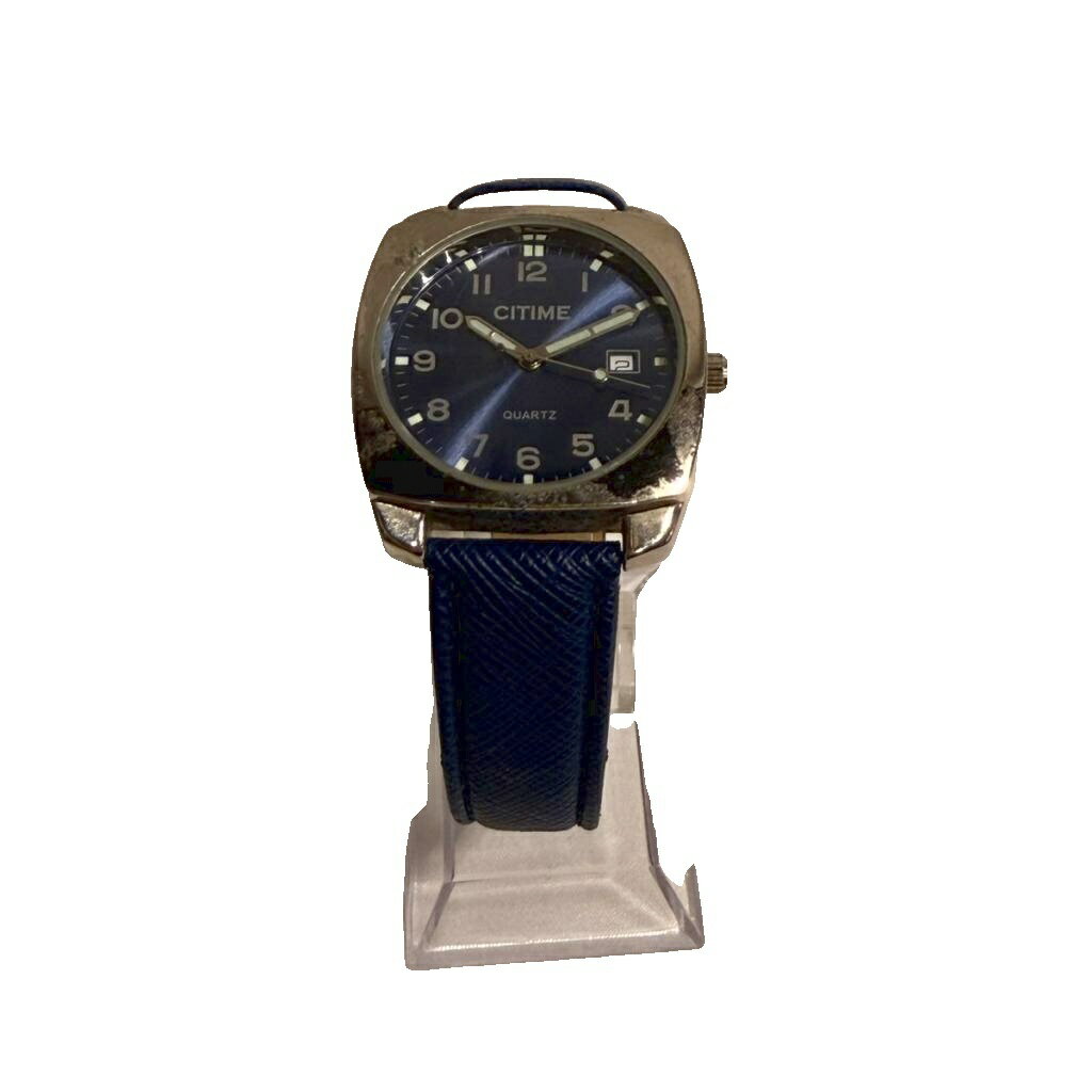 【中古】CITME メンズ クォーツ 腕時計 青 ブルー ジャンク品 ■GY99 メンズ 【ベクトル 古着】 260313表記サイズ実寸サイズをご参照ください。実寸サイズバンド幅：約1.2cm　腕周り：約18.5cm　ケース・タテ：約31mm　ケース・ヨコ（リューズは除く）：約33mm　　色青　ブルー状態ジャンク品になります。 ※使用感の他、上記のようにダメージがある中古品です。掲載写真や記載内容をご確認いただき、ご理解の上ご購入ください。商品のお問い合わせの回答を休止しております。＊各商品ページの商品詳細等をご確認の上ご購入ください。【中古】CITME メンズ クォーツ 腕時計 青 ブルー ジャンク品 ■GY99 メンズ 【ベクトル 古着】 260313状態ランク　”C”詳細については、下記および「状態ランクについて」ページをご覧ください。未使用・新品の商品ほぼ新品同様の商品使用感が少なく、かなり状態の良い商品使用感はあるが、傷や汚れの少ない商品使用感の他、傷や汚れが見られる商品かなり大きな傷みがある難あり商品※S〜CランクはUSED品となりますので、使用感をご理解の上でご入札下さい。状態ランクについてinformation表記サイズ実寸サイズをご参照ください。実寸サイズバンド幅：約1.2cm　腕周り：約18.5cm　ケース・タテ：約31mm　ケース・ヨコ（リューズは除く）：約33mm　　色青　ブルー状態ジャンク品になります。 ※使用感の他、上記のようにダメージがある中古品です。掲載写真や記載内容をご確認いただき、ご理解の上ご購入ください。商品のお問い合わせの回答を休止しております。＊各商品ページの商品詳細等をご確認の上ご購入ください。本商品は一点物です他サイトや店舗にて販売している商品です。多少のお時間差にて欠品になることもございます。予めご了承頂ますようお願い致します。ベクトル・サイズガイドはこちらこの商品と同じブランドの商品を見る
