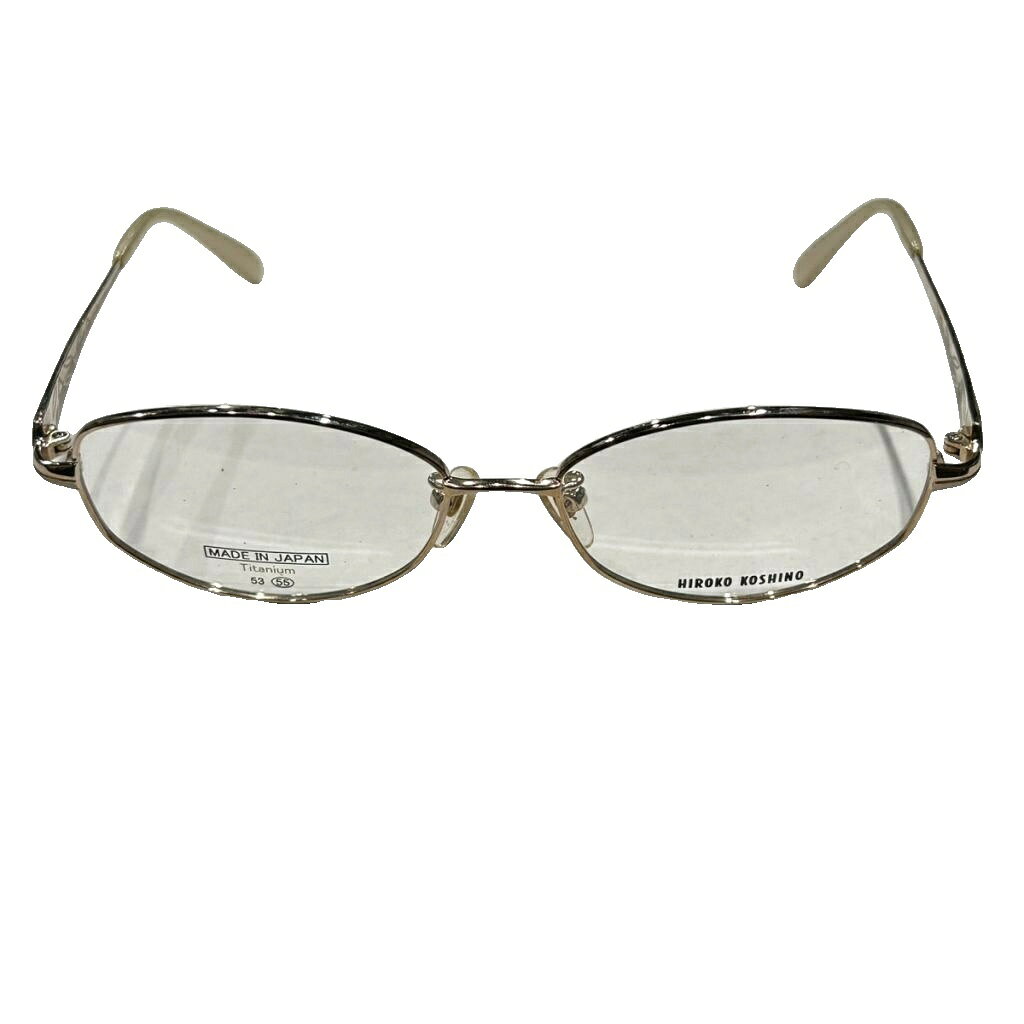 【中古】未使用品 ヒロココシノ HIROKO KOSHINO めがね HK-1100 チタン 56□16-137 ゴールドカラー ■GY99 レディース 【ベクトル 古着】 260717ブランドヒロココシノ HIROKO KOSHINO表記サイズ56□16-137実寸サイズレンズの大きさ：タテ 4cm ヨコ 5.5cm　フレーム：13cm　テンプル：14cm　　素材チタン色ゴールドカラー仕様クリアレンズ状態未使用品です。 ※未使用品・新品同様の商品ではございますが、一度は一般の方の手に渡り、個人で保管されていた商品です。また、保管・陳列時の薄いスレなど微細な状態変化が見られる場合がございます。ご理解の上ご購入ください。商品のお問い合わせの回答を休止しております。＊各商品ページの商品詳細等をご確認の上ご購入ください。【中古】未使用品 ヒロココシノ HIROKO KOSHINO めがね HK-1100 チタン 56□16-137 ゴールドカラー ■GY99 レディース 【ベクトル 古着】 260717状態ランク　”S”詳細については、下記および「状態ランクについて」ページをご覧ください。未使用・新品の商品ほぼ新品同様の商品使用感が少なく、かなり状態の良い商品使用感はあるが、傷や汚れの少ない商品使用感の他、傷や汚れが見られる商品かなり大きな傷みがある難あり商品※S〜CランクはUSED品となりますので、使用感をご理解の上でご入札下さい。状態ランクについてinformationブランドヒロココシノ HIROKO KOSHINO表記サイズ56□16-137実寸サイズレンズの大きさ：タテ 4cm ヨコ 5.5cm　フレーム：13cm　テンプル：14cm　　素材チタン色ゴールドカラー仕様クリアレンズ状態未使用品です。 ※未使用品・新品同様の商品ではございますが、一度は一般の方の手に渡り、個人で保管されていた商品です。また、保管・陳列時の薄いスレなど微細な状態変化が見られる場合がございます。ご理解の上ご購入ください。商品のお問い合わせの回答を休止しております。＊各商品ページの商品詳細等をご確認の上ご購入ください。本商品は一点物です他サイトや店舗にて販売している商品です。多少のお時間差にて欠品になることもございます。予めご了承頂ますようお願い致します。ベクトル・サイズガイドはこちらこの商品と同じブランドの商品を見る
