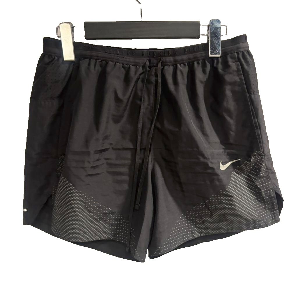 【中古】ナイキ NIKE RUNNING DIVISION スポーツパンツ ハーフパンツ M 黒 ブラック ■IBO101 メンズ 【ベクトル 古着】 260812