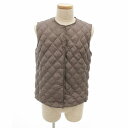 【中古】未使用品 ユニクロ UNIQLO 23AW タグ付き パフテックキルティングベスト ウォームパデッド XL グレー 211-460910 /HO□ 04...