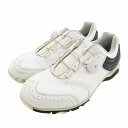 【中古】ミズノ MIZUNO NEXLITE ゴルフシューズ スニーカー ウイングチップ BOAシステム 24.5cm 白 ホワイト 51GW142291 /HO□ 0412 レディース 【ベクトル 古着】 250412