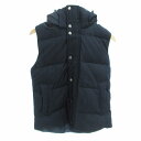【中古】コムサコミューン COMME CA COMMUNE ダウンベスト ジップアップ フード M 紺 ネイビー /HO□ 0416 メンズ 【ベクトル 古着】...
