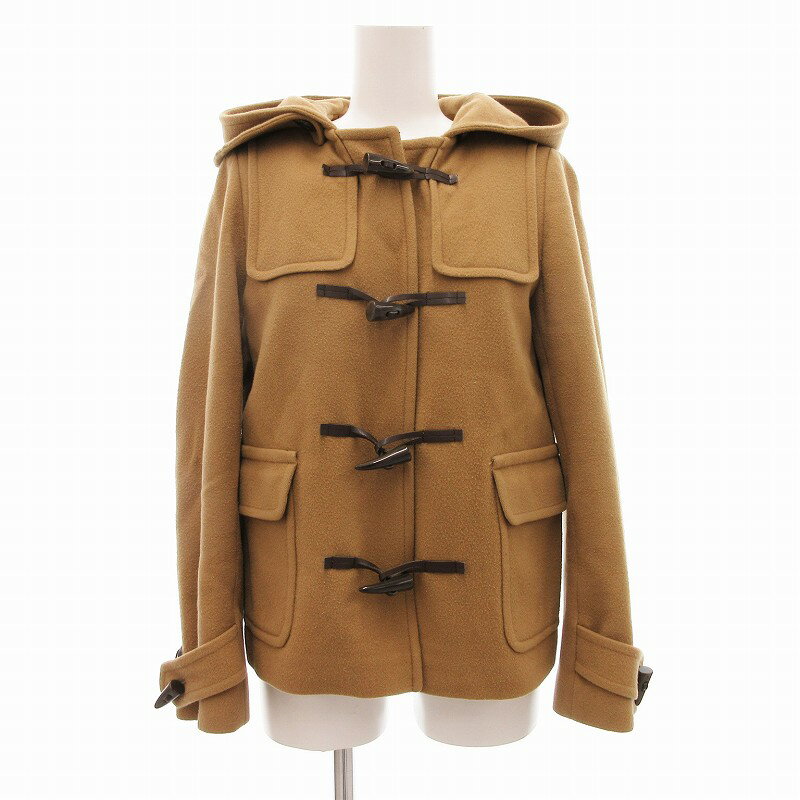 【中古】B&Y ユナイテッドアローズ BEAUTY&YOUTH ビューティー&ユース ダッフルコート ジャケット フード トグル S 茶 ブラウン /JS ■GY14 メンズ 【ベクトル 古着】 250210