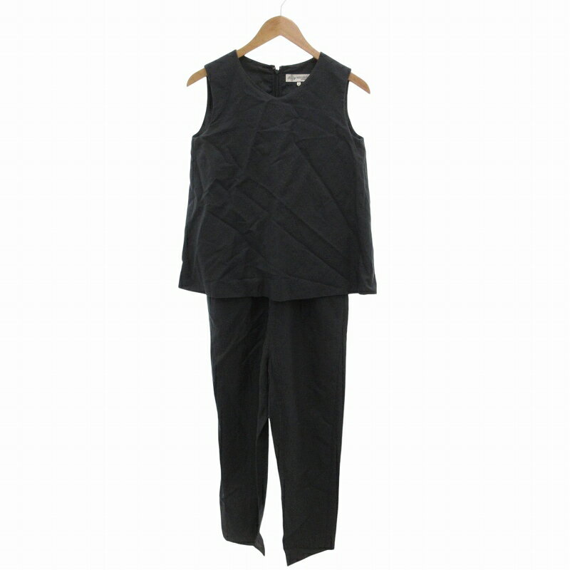 【中古】ビーミングバイビームス B:MING LIFE STORE by BEAMS サロペット オールインワン レイヤード パンツ ノースリーブ 麻 リネン 紺 ネイビー /FF ■GY14 レディース 【ベクトル 古着】 250207