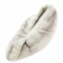 【中古】マフラー ティペット 毛皮 ミンク サファイヤ ライトグレー /UO ■GY18 レディース 【ベクトル 古着】 250321