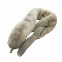 【中古】ノーブランド マフラー ティペット サファイアミンク 顔つき グレー /FF ■GY99 レディース 【ベクトル 古着】 250519