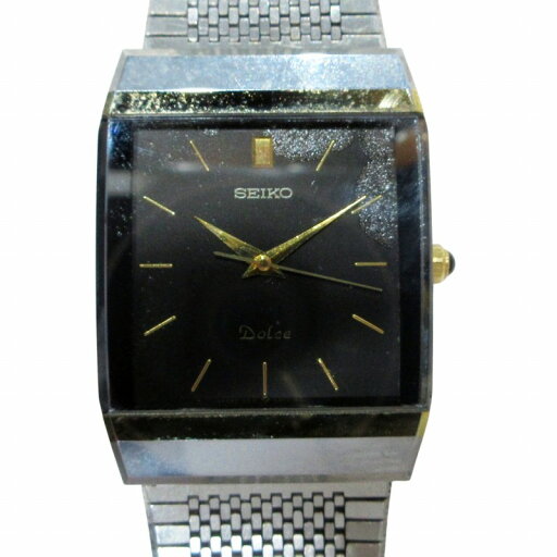 【中古】セイコー SEIKO ドルチェ Dolce 9531-5060 腕時計 ウォッチ 黒文字盤 タングステン スクエア ジャンク シルバーカラー 0409 メンズ 【ベクトル 古着】 250409 【中古】セイコー SEIKO ドルチェ Dolce 9531-5060 腕時計 ウォッチ 黒文字盤 タングステン スクエア ジャンク シルバーカラー 0409 メンズ 【ベクトル 古着】 250409