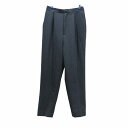 【中古】エンフォルド ENFOLD 24SS スリムフィットトラウザーズ パンツ スラックス ストレッチ ウエストゴム グレー 38 約M レディース 【ベクトル 古着】 250312(4)