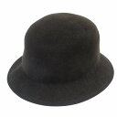 【中古】クラッシャブル Crushable フェルトハット ボーラーハット 帽子 ウール 57 M 茶 ブラウン 0708 レディース 【ベクトル 古着】 25...