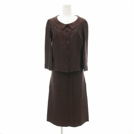 【中古】49アベニュー ジュンコシマダ 49AV. junko shimada セットアップ ジャケット キャミワンピース ひざ丈 サテン地 ティアード 9 ボルドー /JS レディース 【ベクトル 古着】 250503 【中古】49アベニュー ジュンコシマダ 49AV. junko shimada セットアップ ジャケット キャミワンピース ひざ丈 サテン地 ティアード 9 ボルドー /JS レディース 【ベクトル 古着】 250503