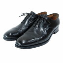 【中古】ジェイエムウエストン J.M.WESTON 101-300 ドレスシューズ キャップトゥ ストレートチップ 内羽根 レースアップ レザー 革靴 ビジネス...
