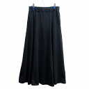 【中古】ジャーナルスタンダード JOURNAL STANDARD 美品 21SS デラヴェジャージーフレアスカート ストレッチ ロング 黒 ブラック ■MET1 0728 レディース 【ベクトル 古着】 250728