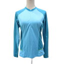 【中古】パタゴニア Patagonia シャツ カットソー ハーフジップ ロゴ 青 ブルー系 M レディース 【ベクトル 古着】 250819(4)