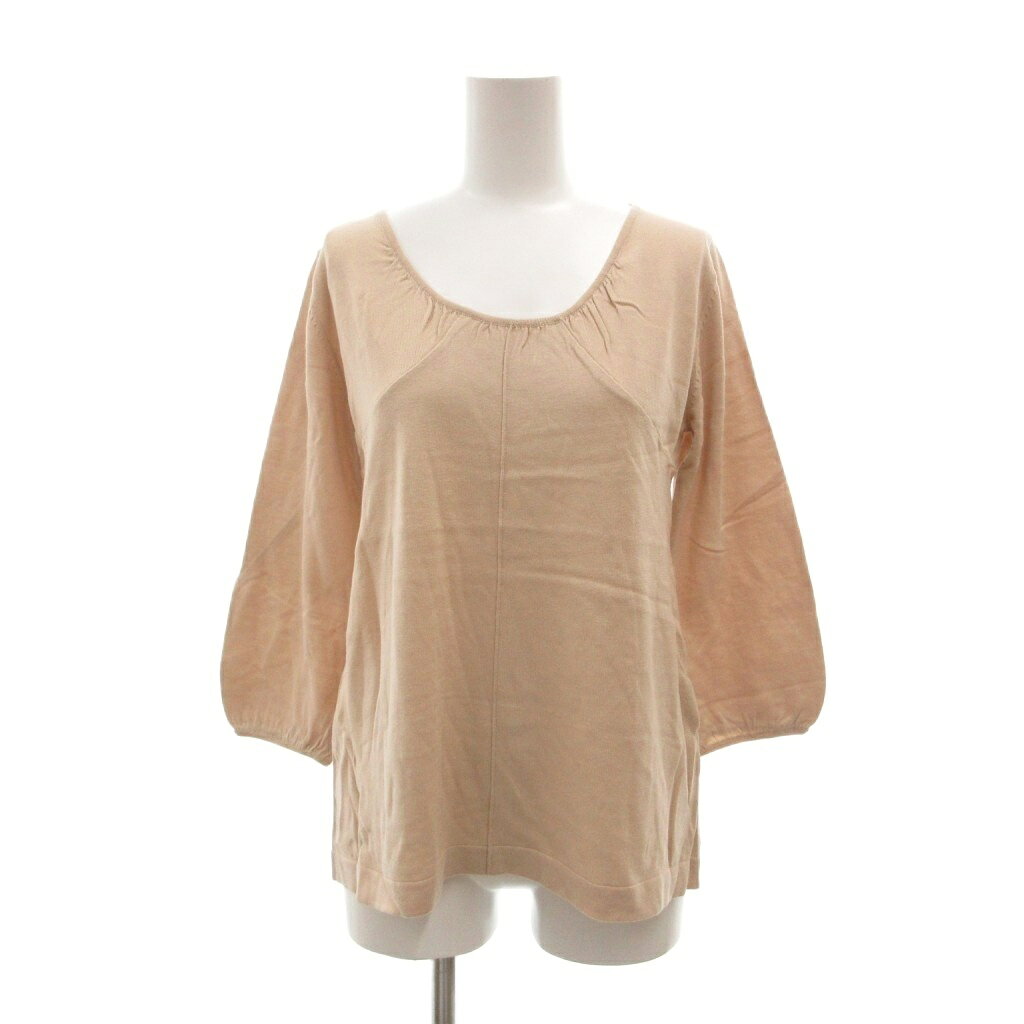 【中古】未使用品 ナチュラルビューティーベーシック NATURAL BEAUTY BASIC タグ付き ニット カットソー S ベージュ ギャザーネック 七分袖 /NU レディース 【ベクトル 古着】 260408ブランドナチュラルビューティーベーシック NATURAL BEAUTY BASIC表記サイズS実寸サイズ肩幅：34cm　身幅：41cm　着丈：53cm　袖丈：42cm　　素材アクリル、綿色ベージュ状態未使用品です。 ※未使用品・新品同様の商品ではございますが、一度は一般の方の手に渡り、個人で保管されていた商品です。また、保管・陳列時の薄いスレなど微細な状態変化が見られる場合がございます。ご理解の上ご購入ください。備考（株）サンエー・インターナショナル こちらのお品物は店舗で保管しておらず、店頭販売出来かねます。（※お取り寄せも出来かねます）商品のお問い合わせの回答を休止しております。＊各商品ページの商品詳細等をご確認の上ご購入ください。【中古】未使用品 ナチュラルビューティーベーシック NATURAL BEAUTY BASIC タグ付き ニット カットソー S ベージュ ギャザーネック 七分袖 /NU レディース 【ベクトル 古着】 260408状態ランク　”S”詳細については、下記および「状態ランクについて」ページをご覧ください。未使用・新品の商品ほぼ新品同様の商品使用感が少なく、かなり状態の良い商品使用感はあるが、傷や汚れの少ない商品使用感の他、傷や汚れが見られる商品かなり大きな傷みがある難あり商品※S〜CランクはUSED品となりますので、使用感をご理解の上でご入札下さい。状態ランクについてinformationブランドナチュラルビューティーベーシック NATURAL BEAUTY BASIC表記サイズS実寸サイズ肩幅：34cm　身幅：41cm　着丈：53cm　袖丈：42cm　　素材アクリル、綿色ベージュ状態未使用品です。 ※未使用品・新品同様の商品ではございますが、一度は一般の方の手に渡り、個人で保管されていた商品です。また、保管・陳列時の薄いスレなど微細な状態変化が見られる場合がございます。ご理解の上ご購入ください。備考（株）サンエー・インターナショナル こちらのお品物は店舗で保管しておらず、店頭販売出来かねます。（※お取り寄せも出来かねます）商品のお問い合わせの回答を休止しております。＊各商品ページの商品詳細等をご確認の上ご購入ください。本商品は一点物です他サイトや店舗にて販売している商品です。多少のお時間差にて欠品になることもございます。予めご了承頂ますようお願い致します。ベクトル・サイズガイドはこちらこの商品と同じブランドの商品を見る