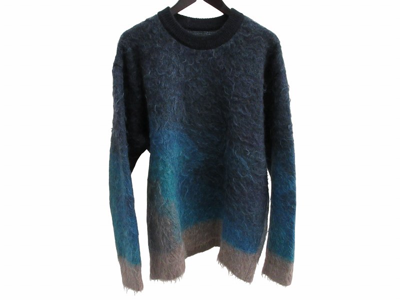 未使用品 シュタイン ssstein セーター ニット GRADATION MOHAIR KNIT モヘヤ グリーン M メンズ  260127