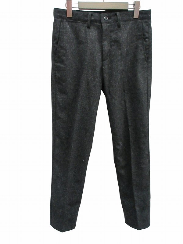 カケヤ ジーンズ KAKEYA-JEANS パンツ スラックス ウール チャコールグレー 02サイズ メンズ  260411