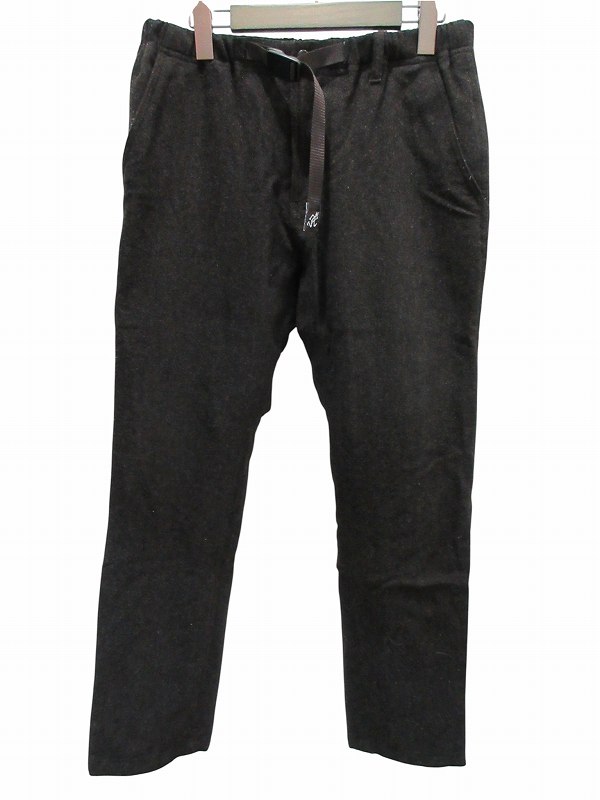 【中古】グラミチ GRAMICCI パンツ ウールブレンド クライミングパンツ ブラウン Mサイズ メンズ 【ベクトル 古着】 260410