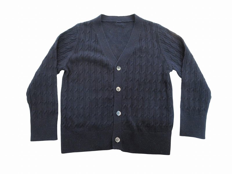 【中古】コムサデモード フォセット COMME CA DE MODE FOSSETTE ベビー服 トップス カーディガン ネイビー 100サイズ キッズ 【ベクトル 古着】 260414