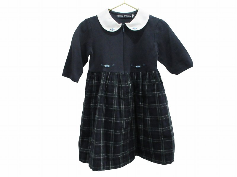 Dresses - 【中古】アーニー&エッシー Ernie&Essie ワンピース キッズ 女の子 ネイビー 100サイズ キッズ 【ベクトル 古着】 260414