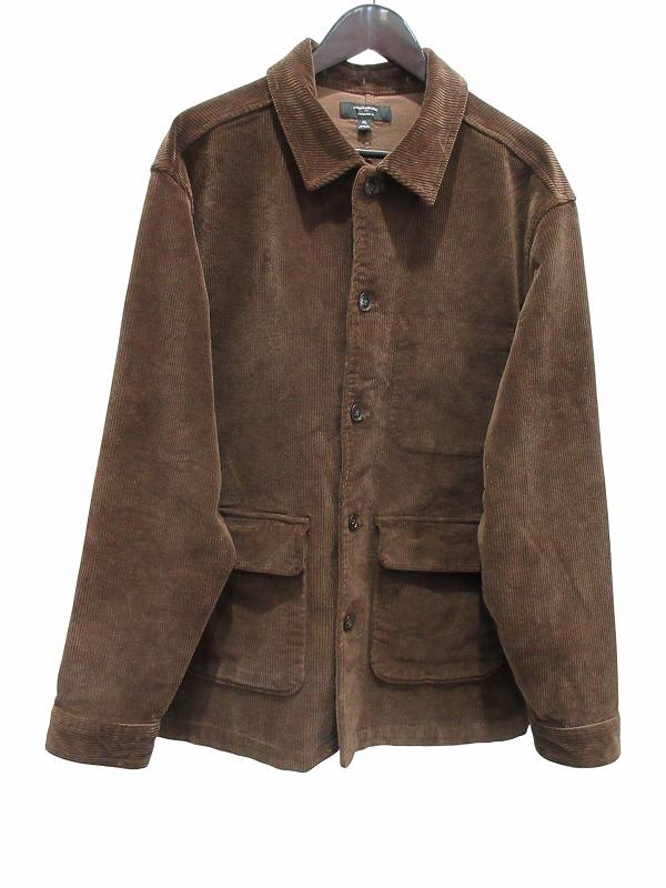 樂天商城 - 【中古】バナナリパブリック BANANA REPUBLIC ジャケット ワークジャケット ブラウン コーデュロイ XL メンズ 【ベクトル 古着】 260508