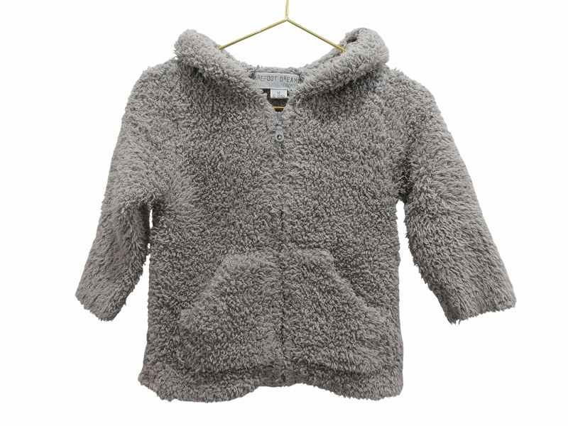 【中古】ベアフットドリームス BAREFOOT DREAMS ベビー服 トップス フーディー グレー M キッズ 【ベクトル 古着】 260524