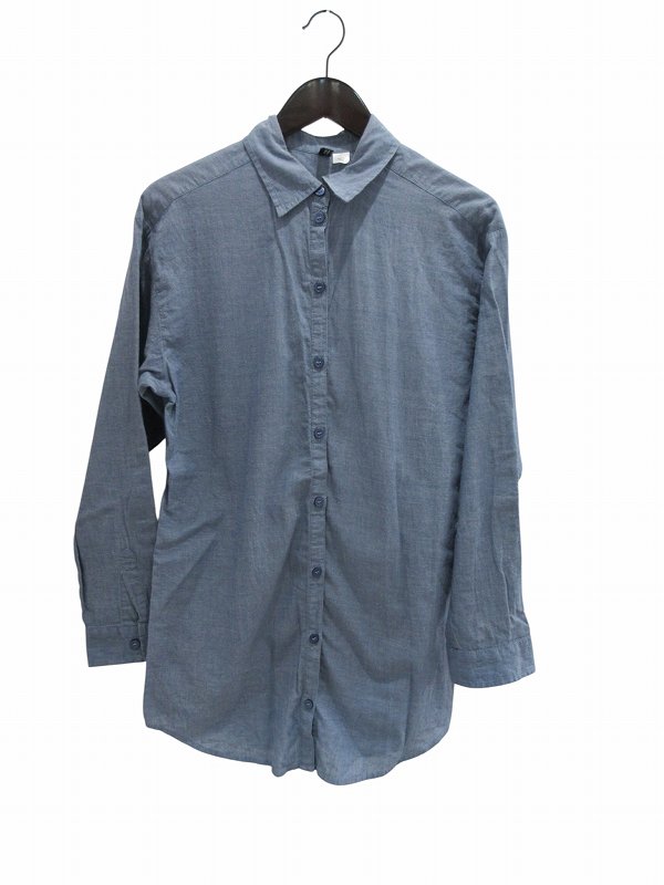 エイチ&エム H&M 長袖 シャツ DIVIDED ブルー 36 レディース  260616