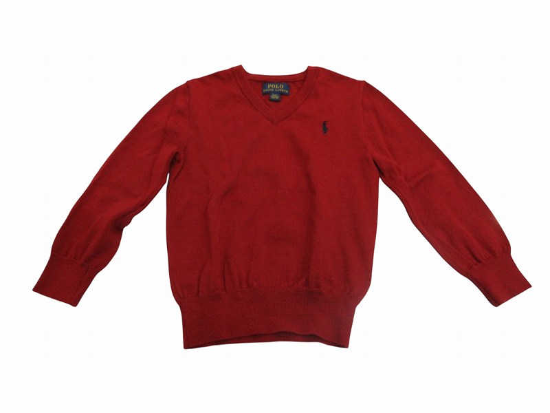 【中古】ポロ ラルフローレン POLO RALPH LAUREN キッズ ニット セーター Vネック ...