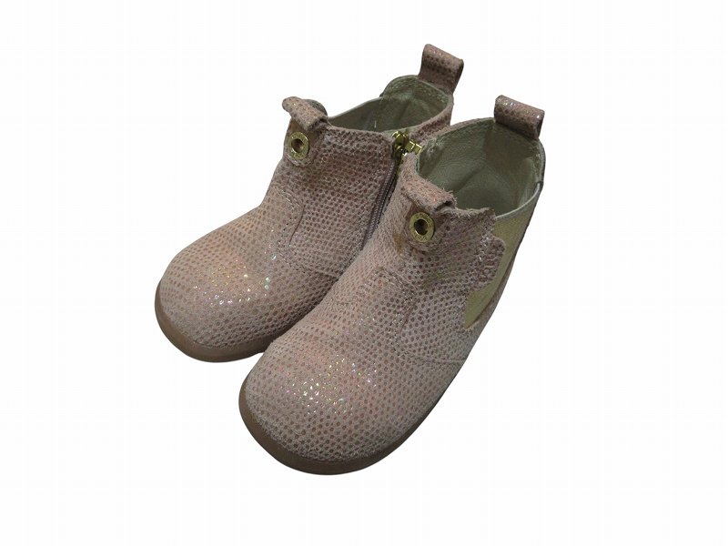 【中古】ベビーシューズ ブーツ Bobux EU21 ピンク キッズ 【ベクトル 古着】 261010