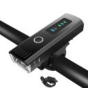 ライト USB充電式 LED 防水 光センサー自動点灯モード搭載 高輝度1000ルーメン 4段階照明モード シートクランプ付き クロスバイク 自転車用 ヘッドライト ヘルメット ロードバイク フロント 小型 懐中電灯兼用 スポーツ&アウ ブラック
