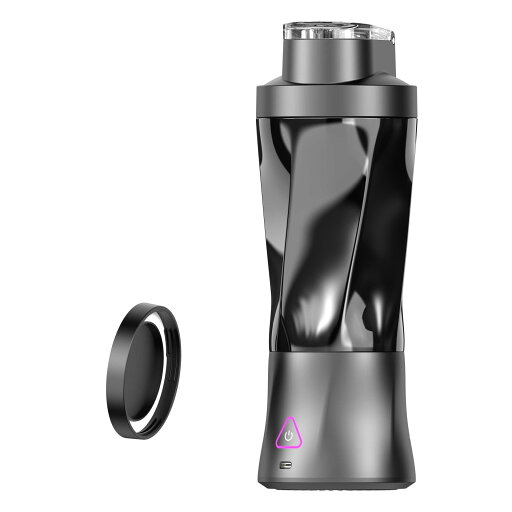 ポータブルジューサーブレンダー、USB充電式スムージーメーカー、6000mAhバッテリー、700ml/24oz容量、スムージー、プロテインシェイク、旅行、オフィスに最適 (ブラック) ポータブルジューサーブレンダー、USB充電式スムージーメーカー、6000mAhバッテリー、700ml/24oz容量、スムージー、プロテインシェイク、旅行、オフィスに最適 (ブラック)