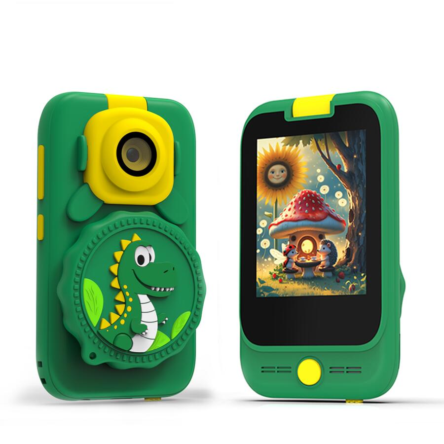 スマホ型キッズカメラ キッズスマホ 子供用カメラ 知育玩具 知育ゲーム 写真 録画 英語学習 ピアノ 懐中電灯 自撮り 録音 ユニコーン 男の子 女の子 メモリーカード 32GBメモリーカード ストラップ付 おもちゃ 子供の日 誕生日プレゼント 日本語説明書付き